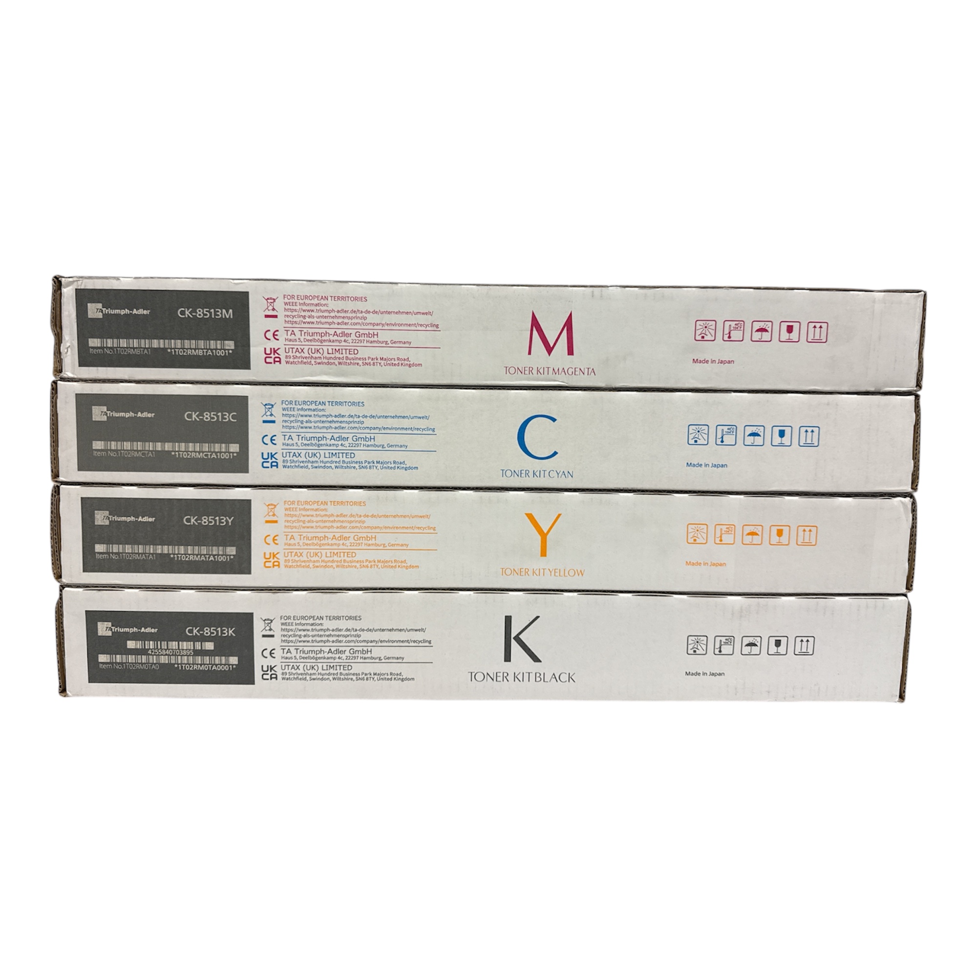 Zestaw 4x Triumph Adler CK-8513 CMYK oryginalny
