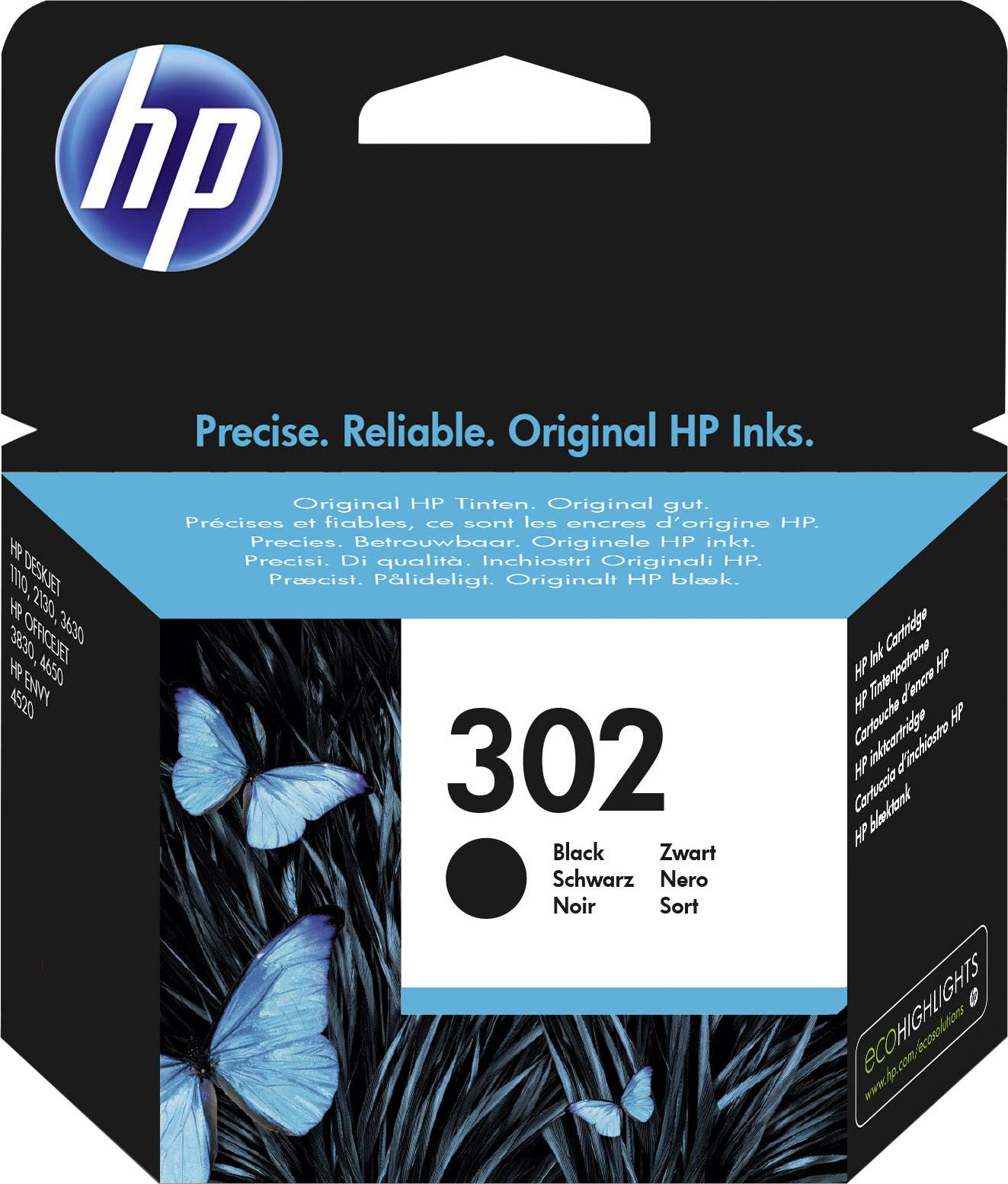HP 302 czarny