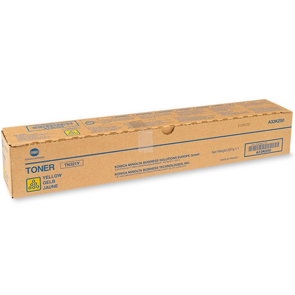Konica Minolta TN-321Y (A33K250) żółty, oryginalny