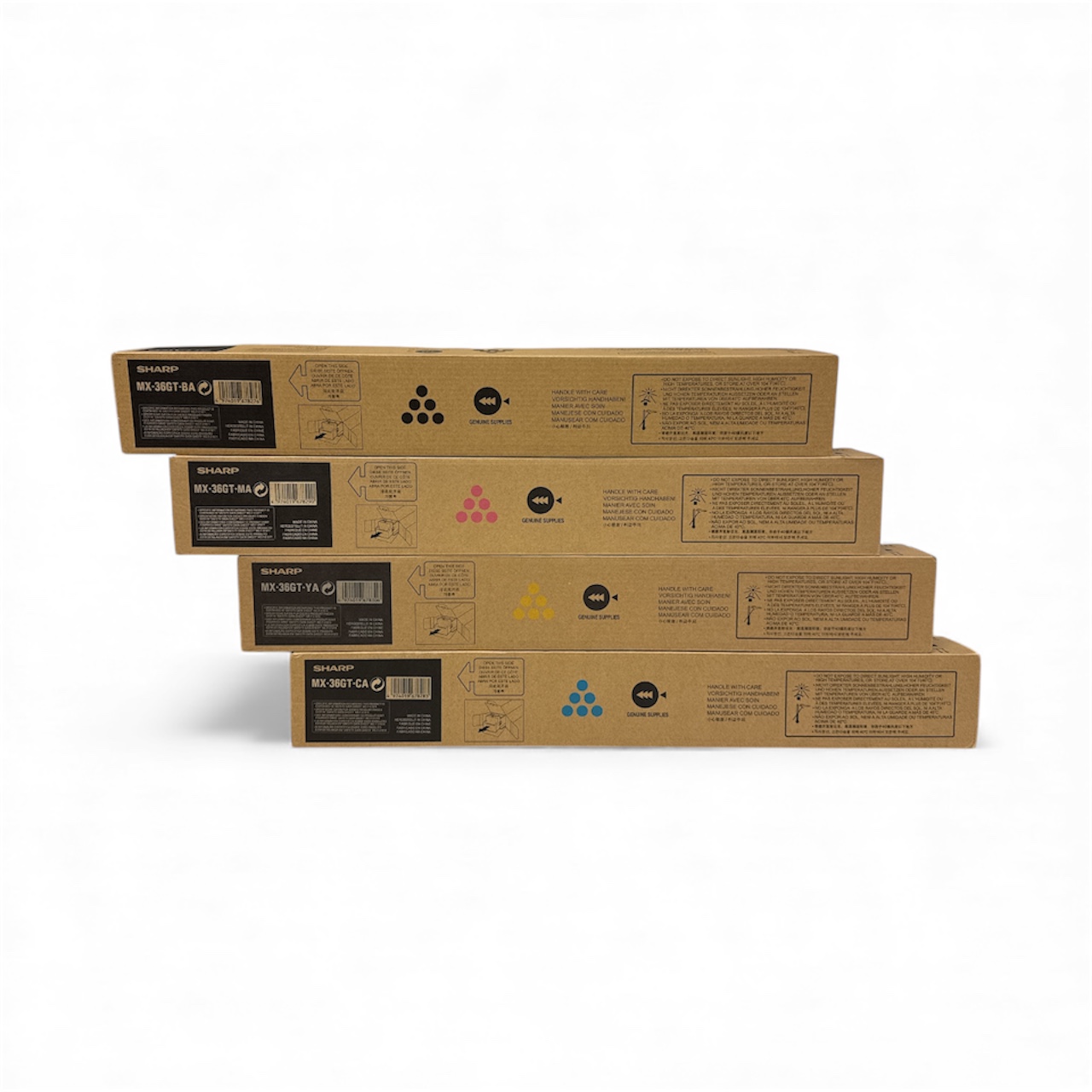 Zestaw 4x SHARP MX-36GT-CMYK oryginalny - obrazek 2