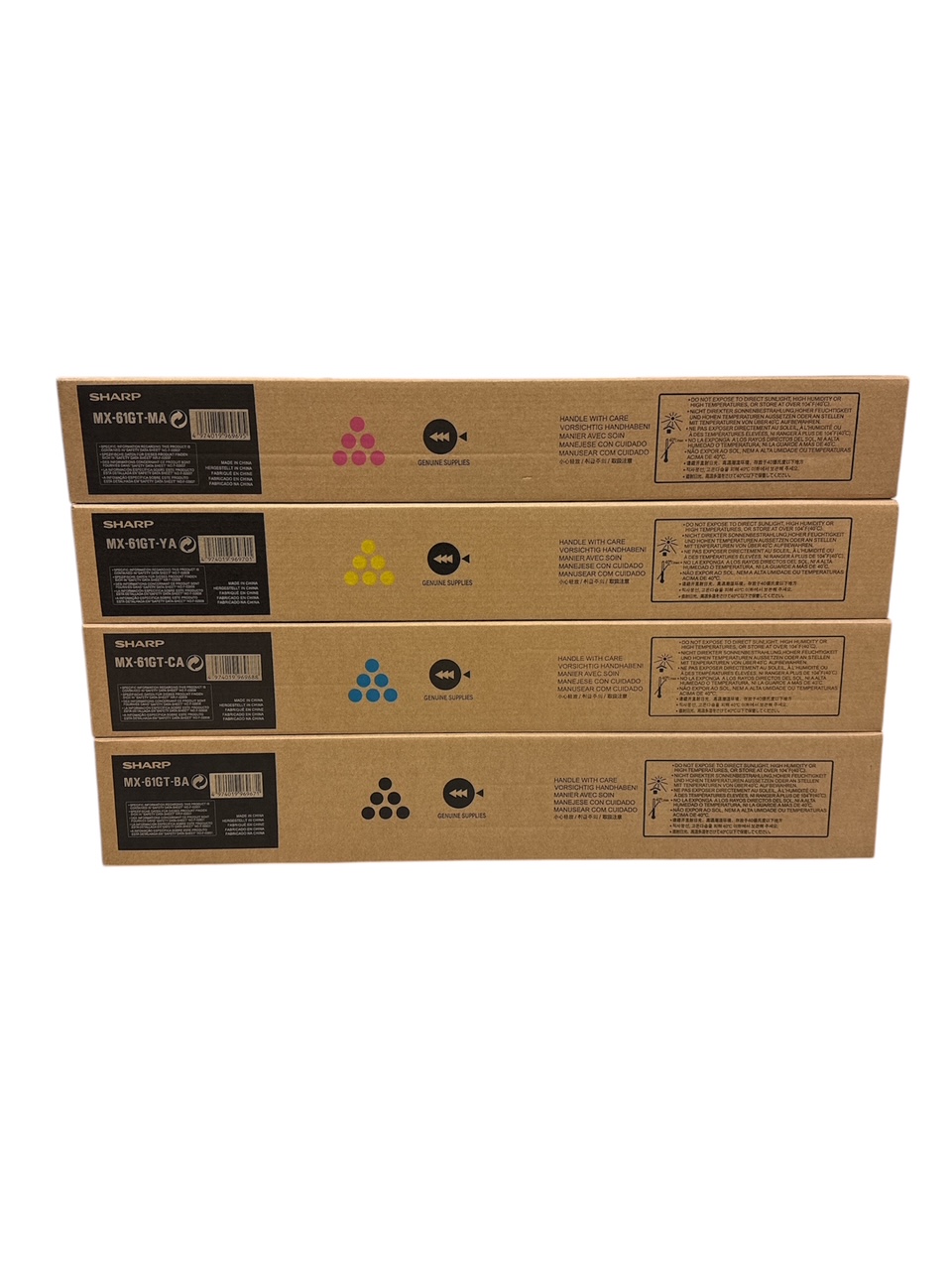 Zestaw 4x SHARP MX-61GT-CMYK oryginalny - obrazek 2