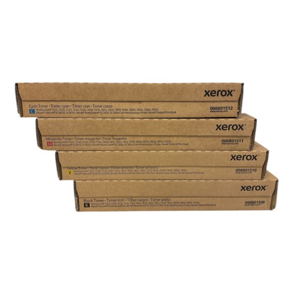 Zestaw tonerów 4x Xerox 7525 (006R01513, 006R01520, 006R01519, 006R01518)