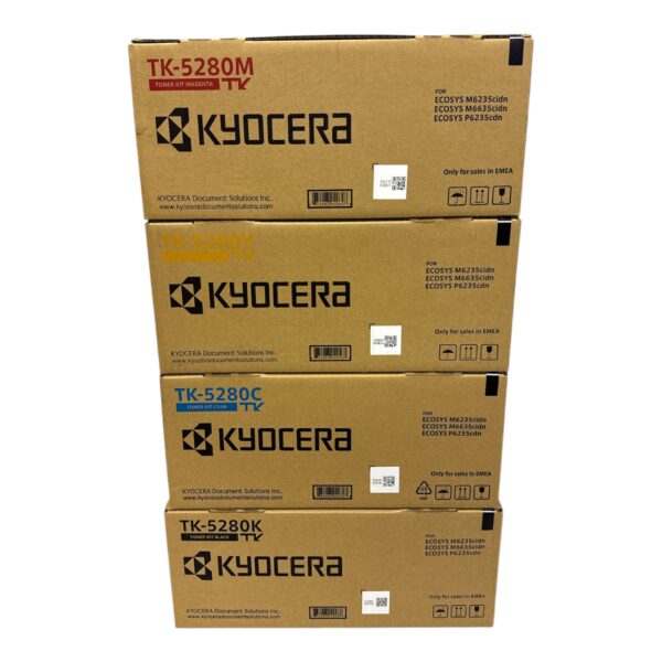 Zestaw 4x Kyocera TK-5280 CMYK oryginalny
